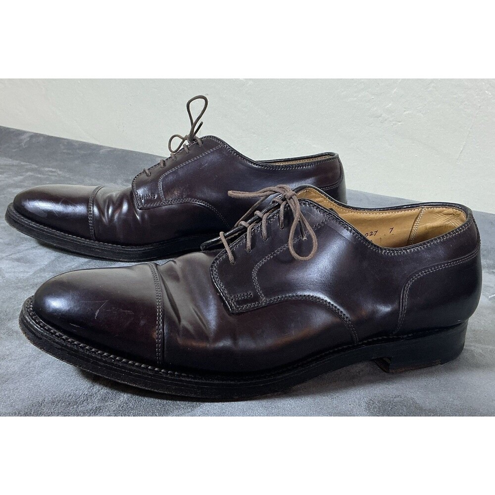Alden Shell Cordovan 9.5 D Brooks Brothers Color 8 Oxblood Cap Toe Men’s Shoes